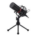 REDRAGON BLAZAR Cardioid USB Gaming Mic and Tripod - Black - Image 3