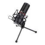 REDRAGON BLAZAR Cardioid USB Gaming Mic and Tripod - Black - Image 4