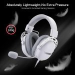 REDRAGON Over-Ear AURORA Gaming Headset - White - Image 3