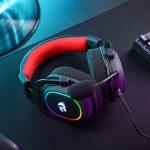 REDRAGON Over-Ear ZEUS-X USB RGB Gaming Headset - Black - Image 9