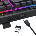 Redragon SHIVA PRO Wireless keyboard - Black - Image 6