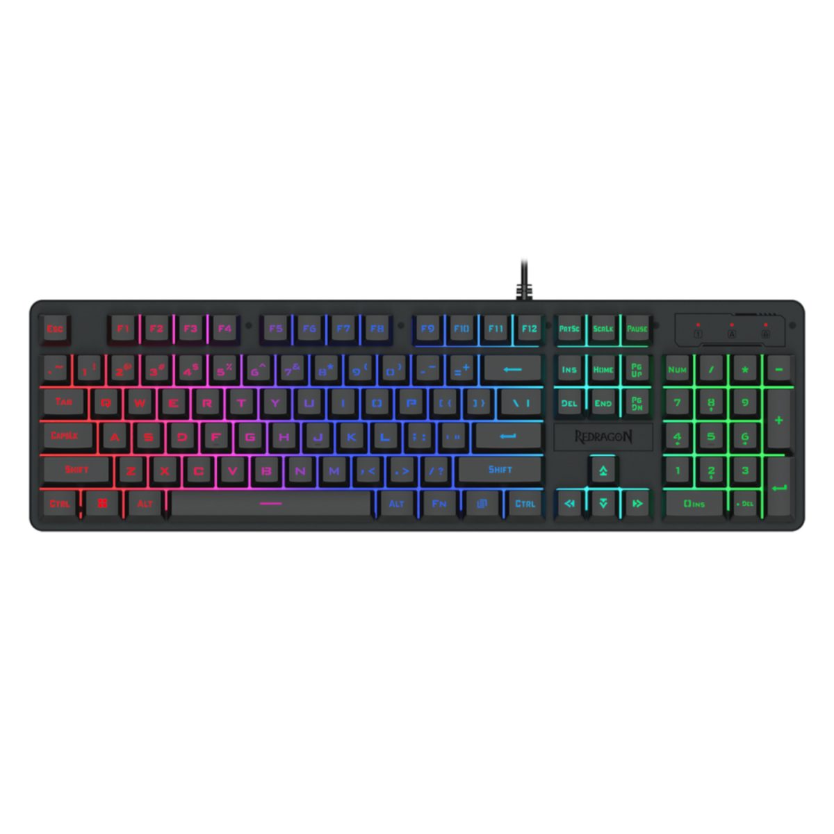 Redragon K521 RGB NETHERBANE 104-Key Membrane Gaming Keyboard - Image 1