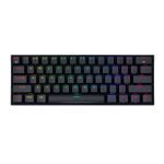 REDRAGON DRACONIC PRO Mechanical 61 Key|Bluetooth 5.0|RGB 9 Colour Modes|Rechargable Battery|Type-C Charging Cable Gaming Keyboard - Black - Image 2