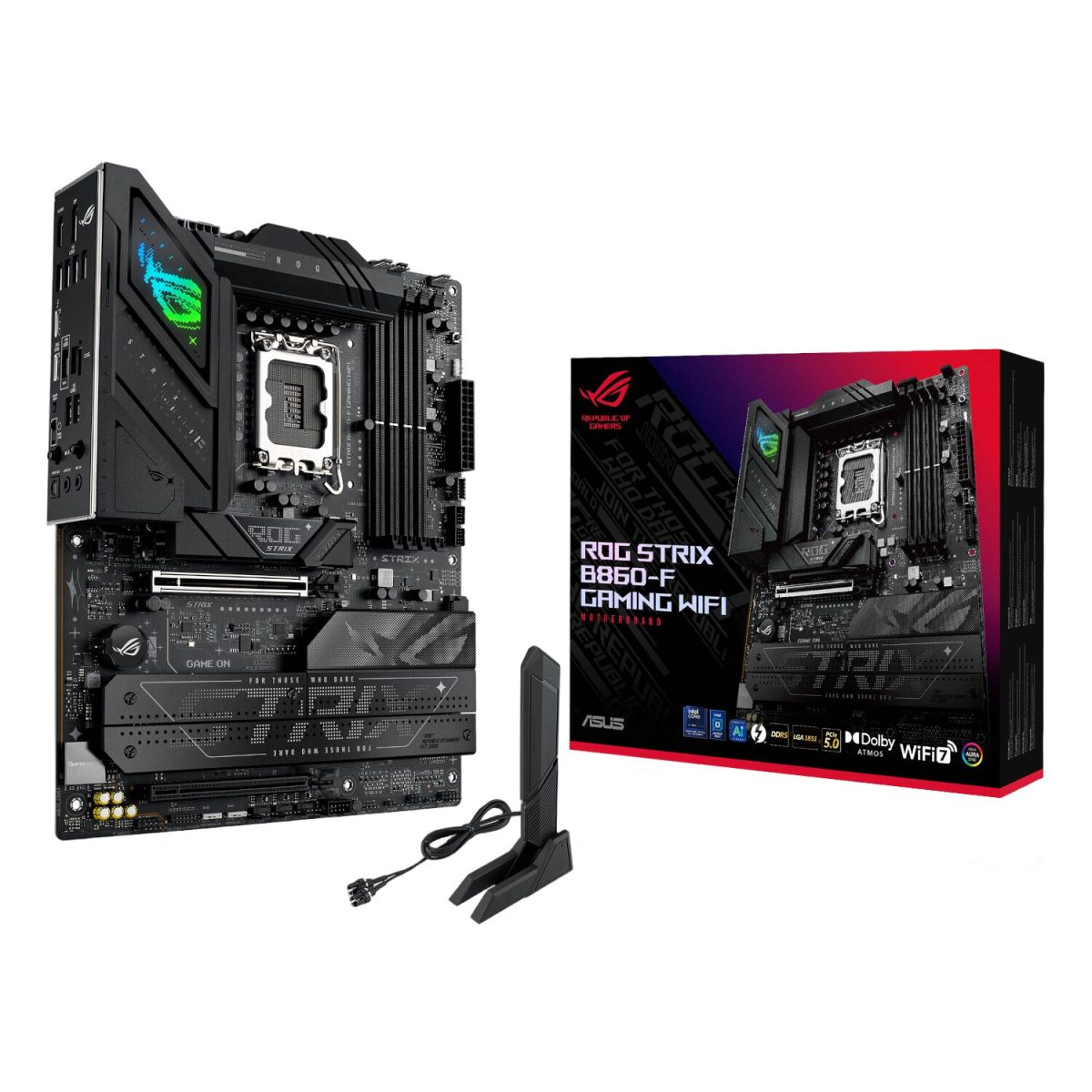 Asus ROG STRIX B860-F Gaming Wi-Fi Motherboard - Intel LGA1851 - Image 1