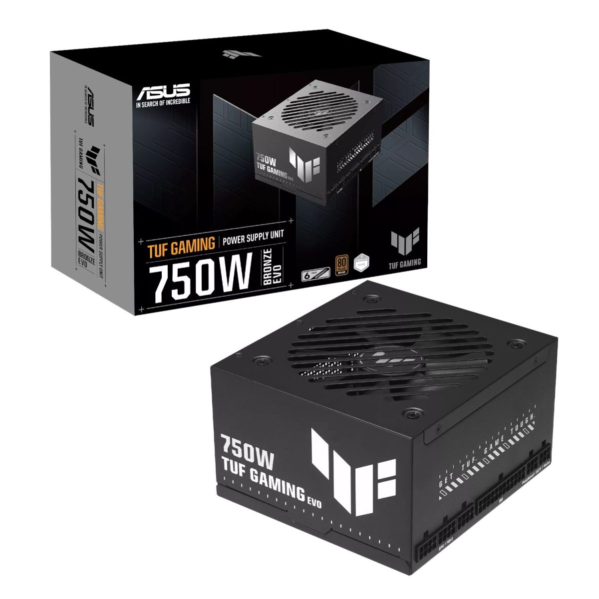ASUS TUF Gaming 750W 80PLUS Bronze EVO Modular Power Supply - Image 1