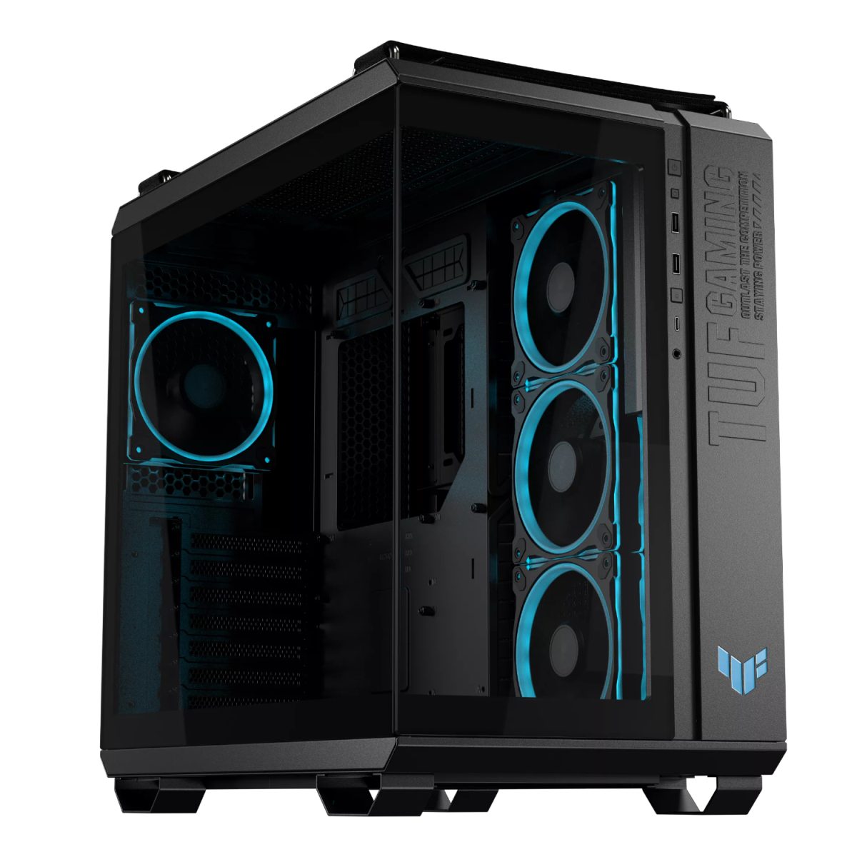 Asus TUF Gaming GT502 Horizon ARGB Mid Tower Chassis - Black - Image 1