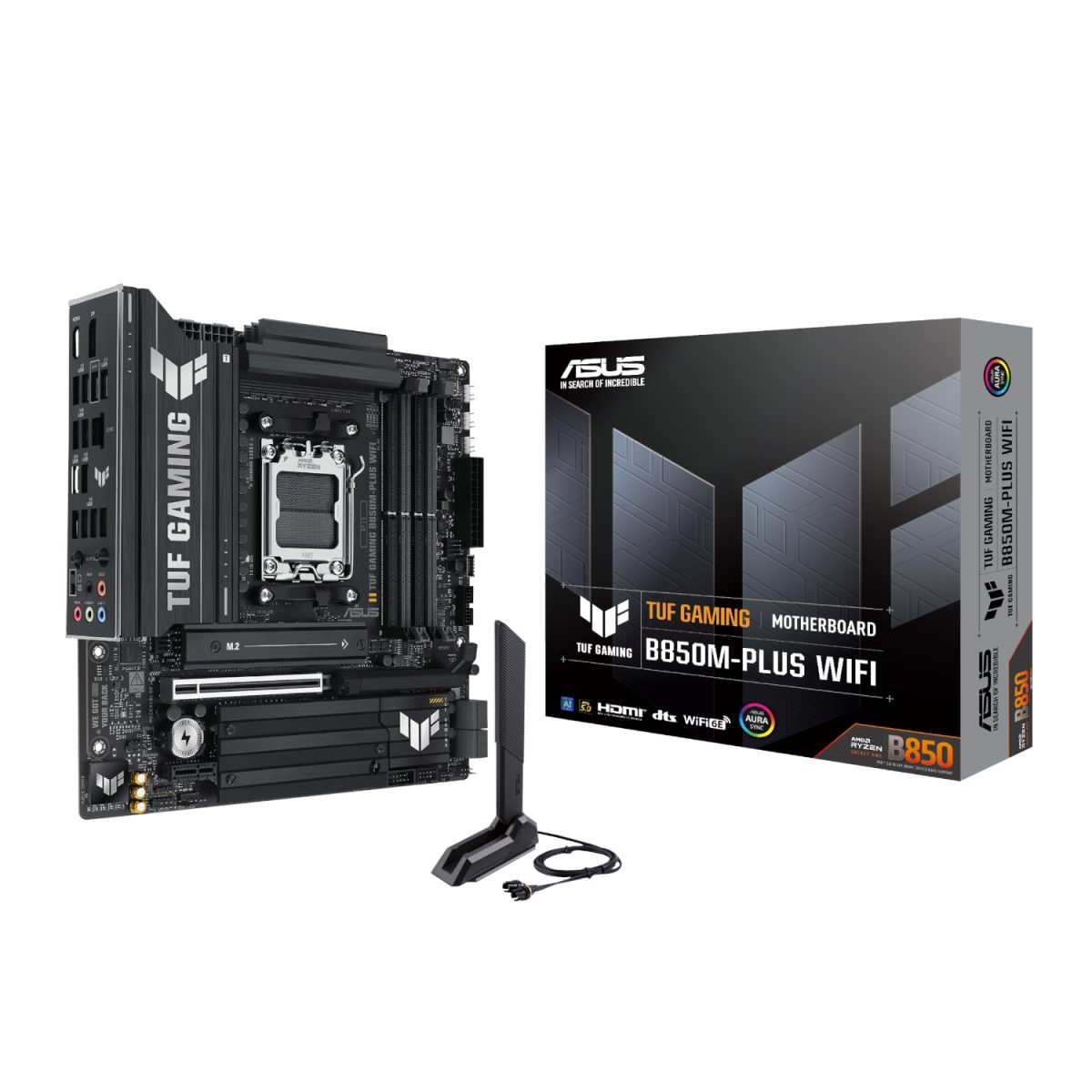 Asus TUF Gaming B850M-PLUS WIFI AM5 Micro ATX Gaming Motherboard - Image 1