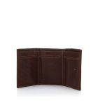 Enzo - Tri Fold Wallet With Coin Pouch And Tab, Toscana Brown - Image 4