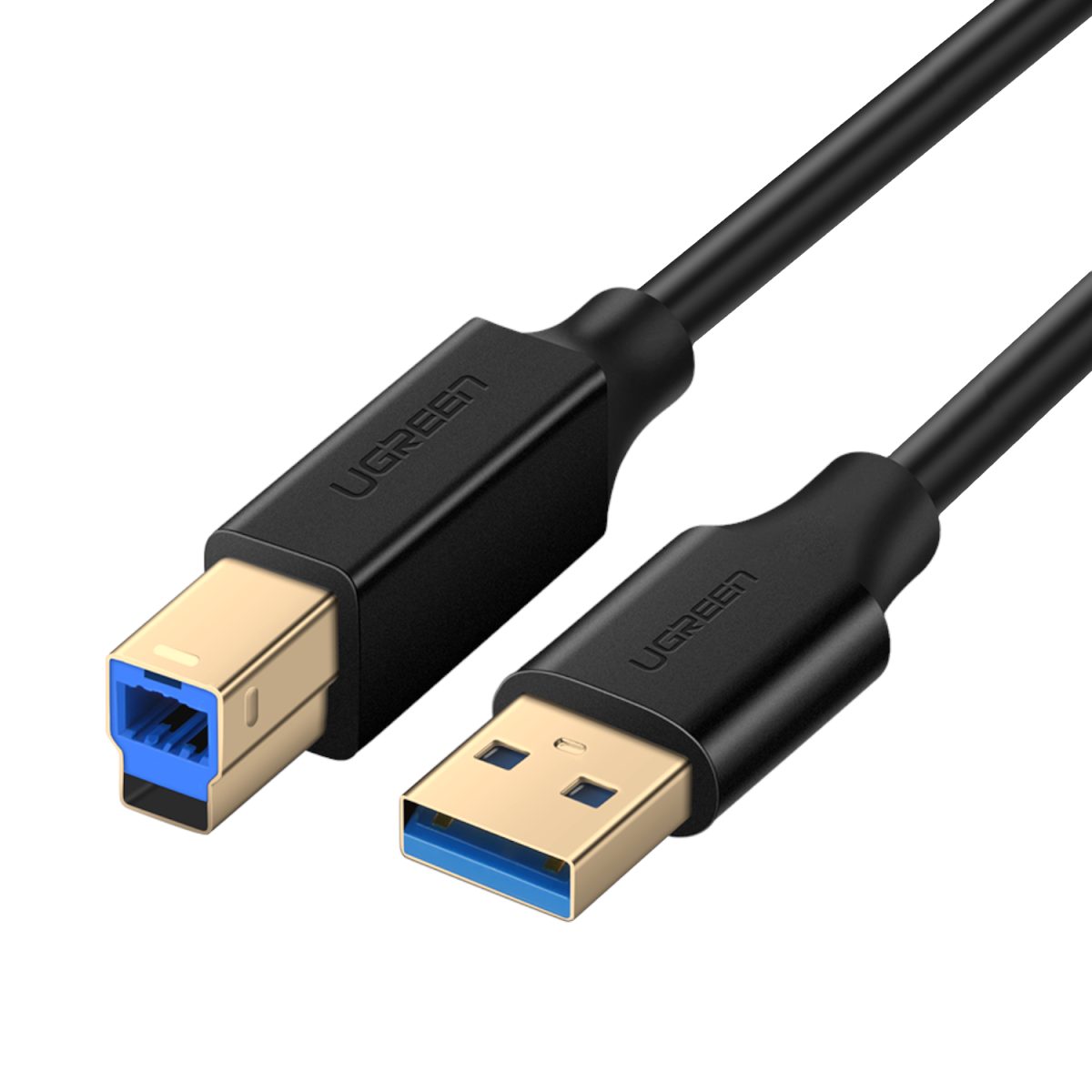 UGREEN US210 USB-A Printer Cable 2M - Black - Image 1