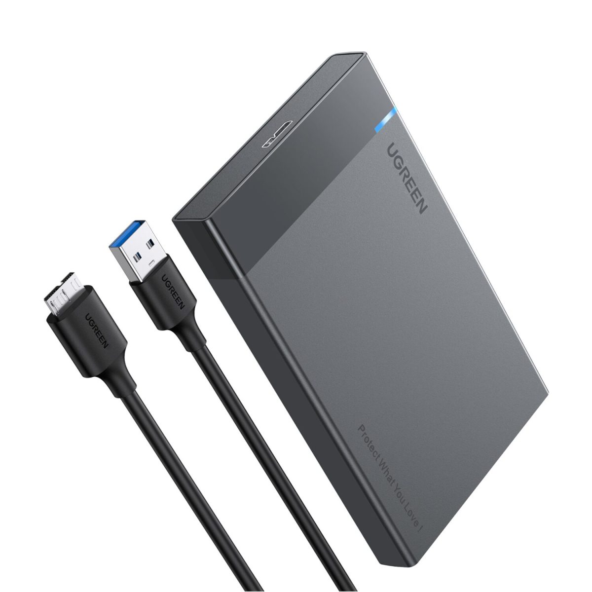 UGREEN 2.5'' SATA Hard Drive USB 3.0 Enclosure, UASP, 6Gbps - Image 1
