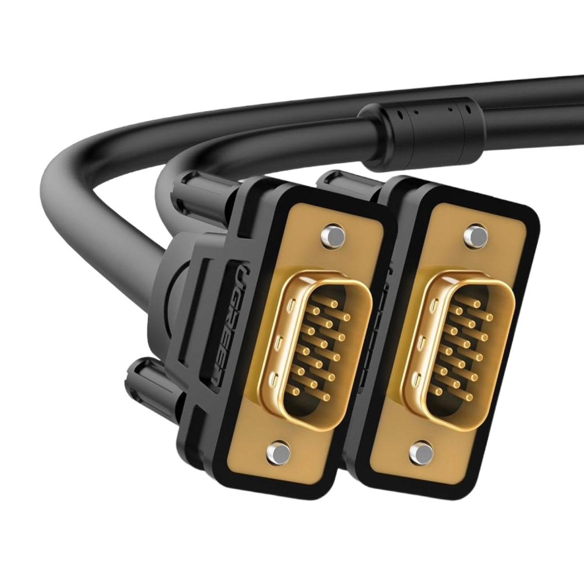 UGREEN VGA Male to Male Cable 5m 1080p -Black - Image 1