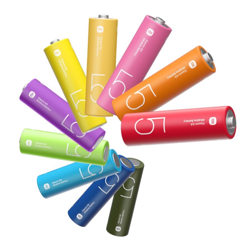 BHR5393GL product image Xiaomi AA Rainbow Batteries (10 Pack) - Image 1