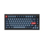 Keychron V1 Max QMK/VIA Wireless Custom Mechanical Keyboard | RED Switches - Black - Image 2