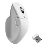 Keychron M6S-A24 PixArt 3950 8K 30000DPI Wireless Mouse (BT/2.4GHz/Wired) - White - Image 2