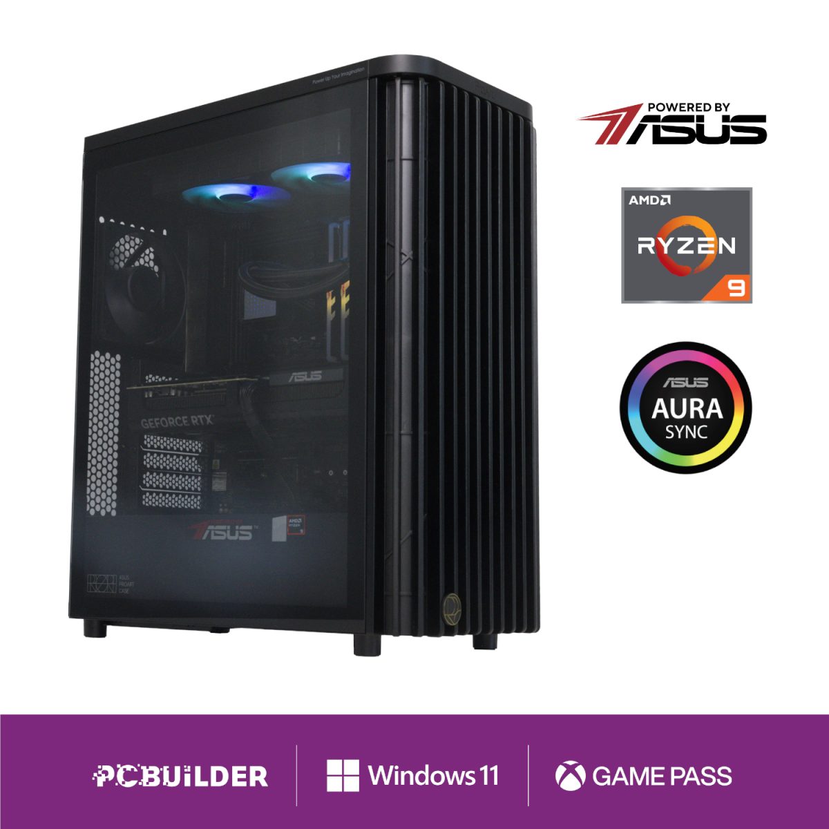 PCB_MICHELANGELO_01 product image PCBuilder Ryzen 9 9900X MICHELANGELO Windows 11 Creator PC - Image 1