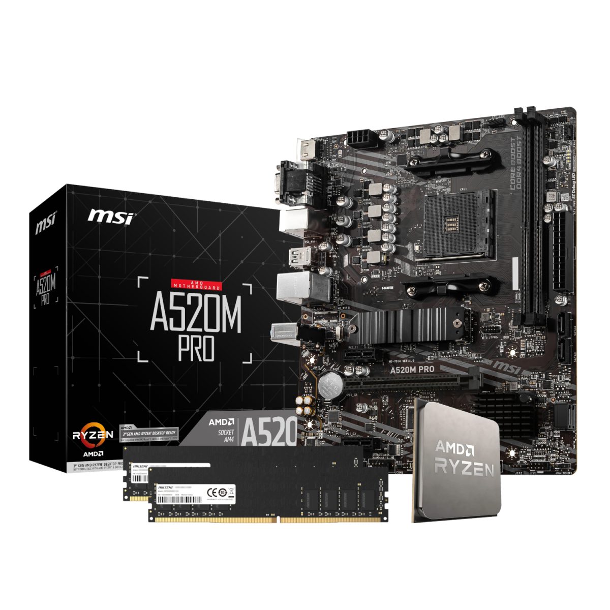 PCB_UPK_24 product image PCBuilder AMD Ryzen 3 3200G LEVEL UP Core Upgrade Kit - Image 1