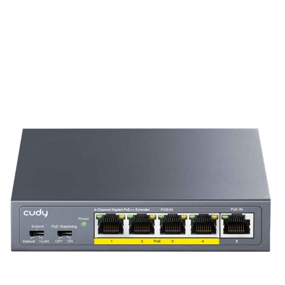 POE40 product image Cudy 4 Port Gigabit PoE 1x PoE Input 60W Switch - Image 1