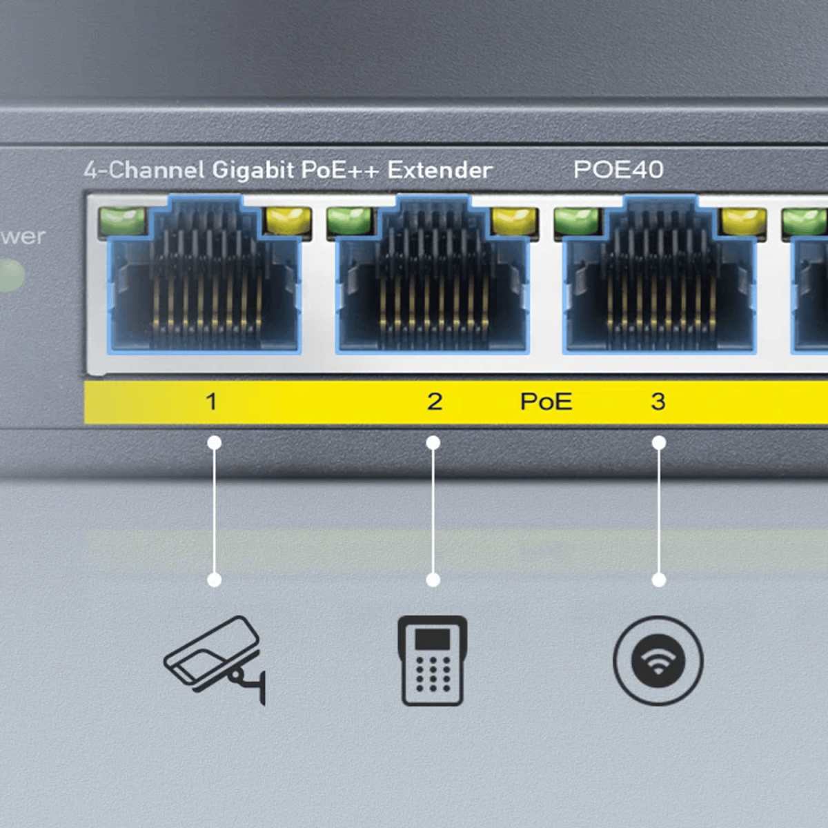 Cudy 4 Port Gigabit PoE 1x PoE Input 60W Switch - Image 5