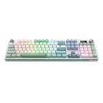 Redragon WYVERN K761 Pro Full-size RGB Wireless Mechanical Gaming Keyboard - White/Green