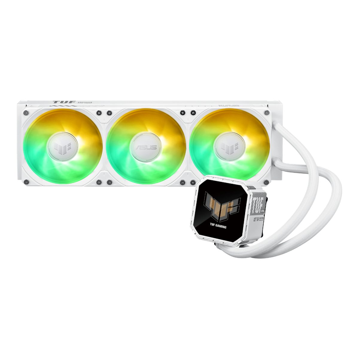 TUFGAMINGLCIII360ARGBLCDW product image ASUS TUF Gaming LC III 360 ARGB CPU Liquid Cooler - White - Image 1