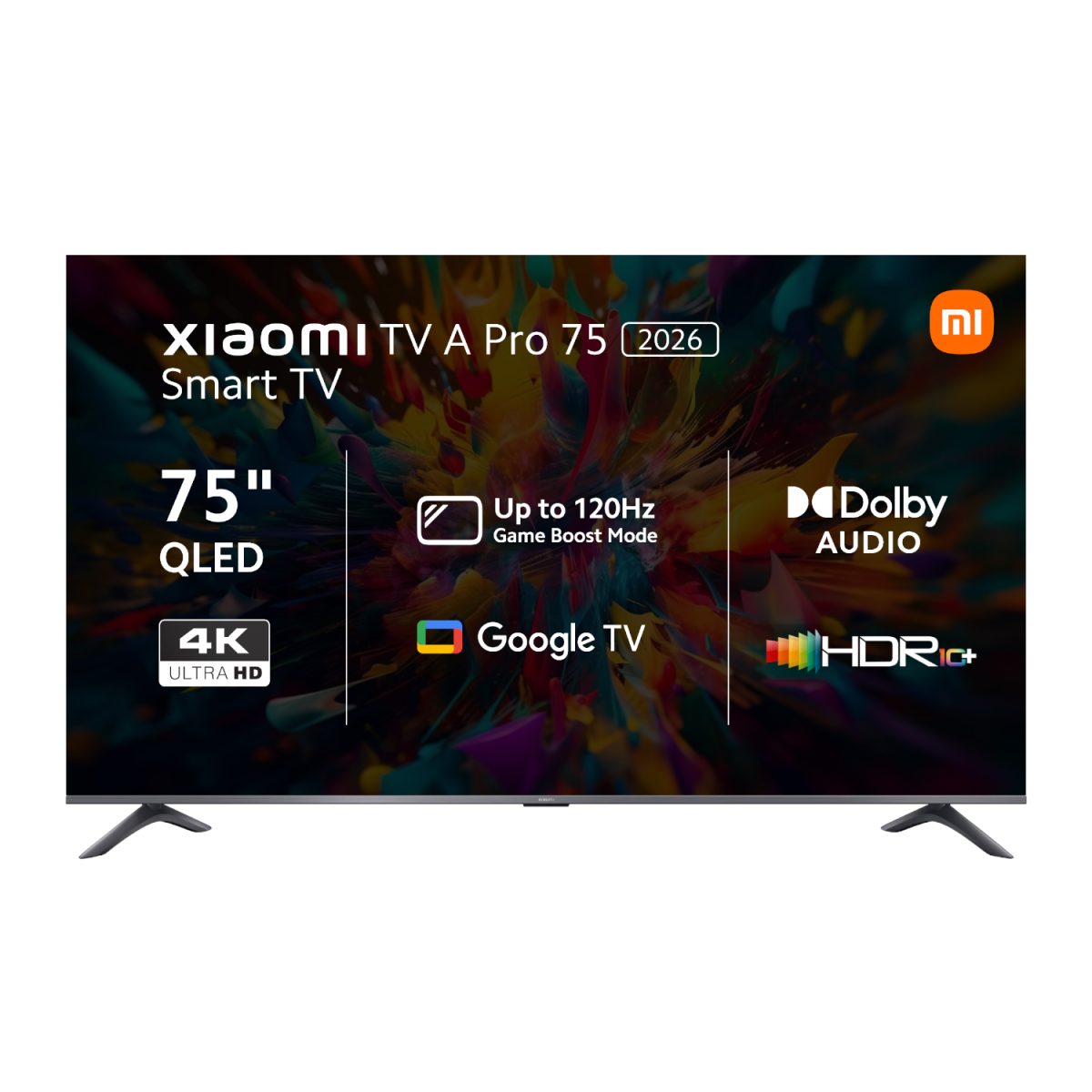 ELA5836GL product image Xiaomi A Pro 75" QLED 4K Smart TV (HDR10+, Google TV, Dolby Audio, 60Hz) - Image 1