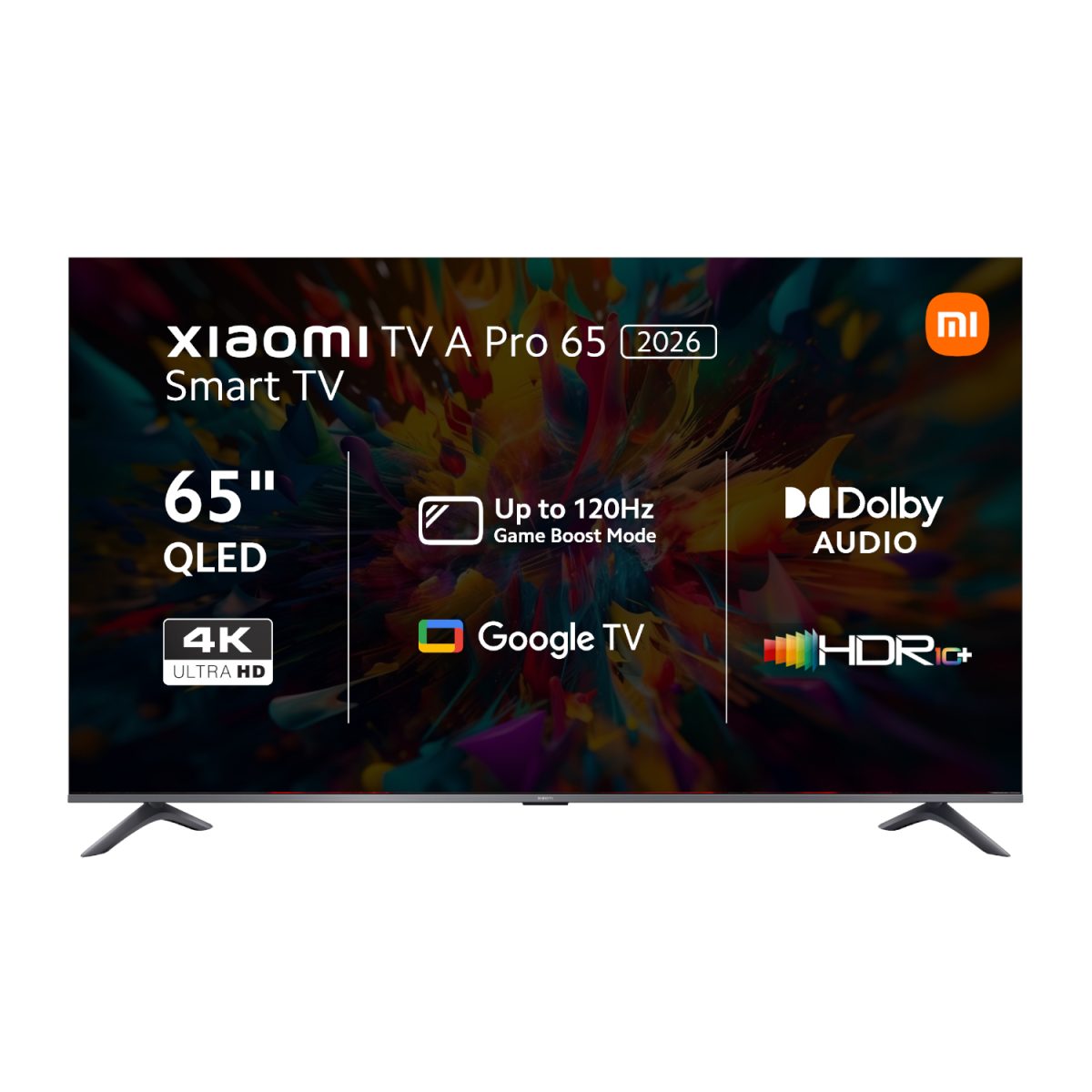 ELA5844GL product image Xiaomi A Pro 65" QLED 4K Smart TV (HDR10+, Google TV, Dolby Audio, 60Hz) - Image 1