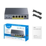 Cudy 4 Port Gigabit PoE 1x PoE Input 60W Switch - Image 2