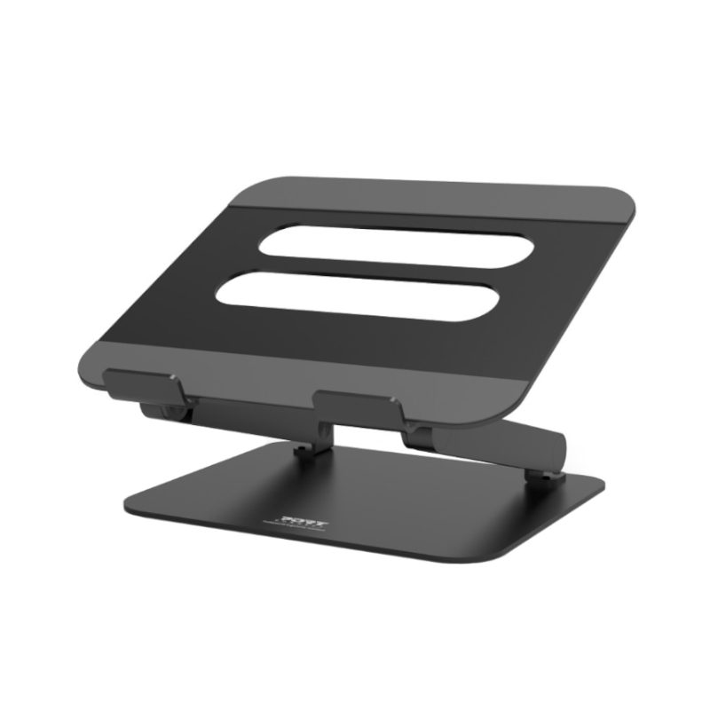 901108 product image Port Connect Ergonomic Aluminium Notebook Stand - Image 1