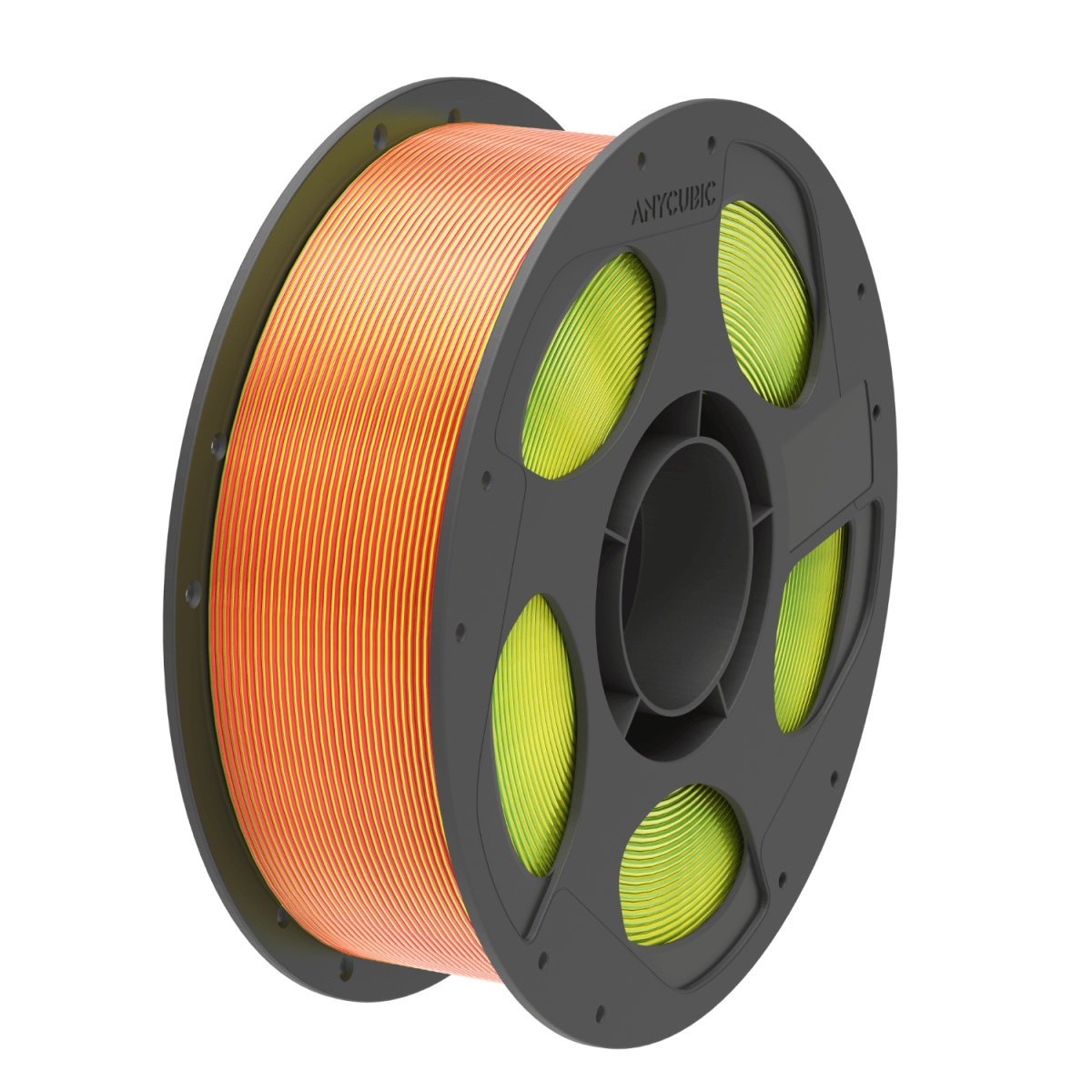 AHSC15-10 product image Anycubic PLA Silk Tri-Color Filament – Red Yellow Green - Image 1