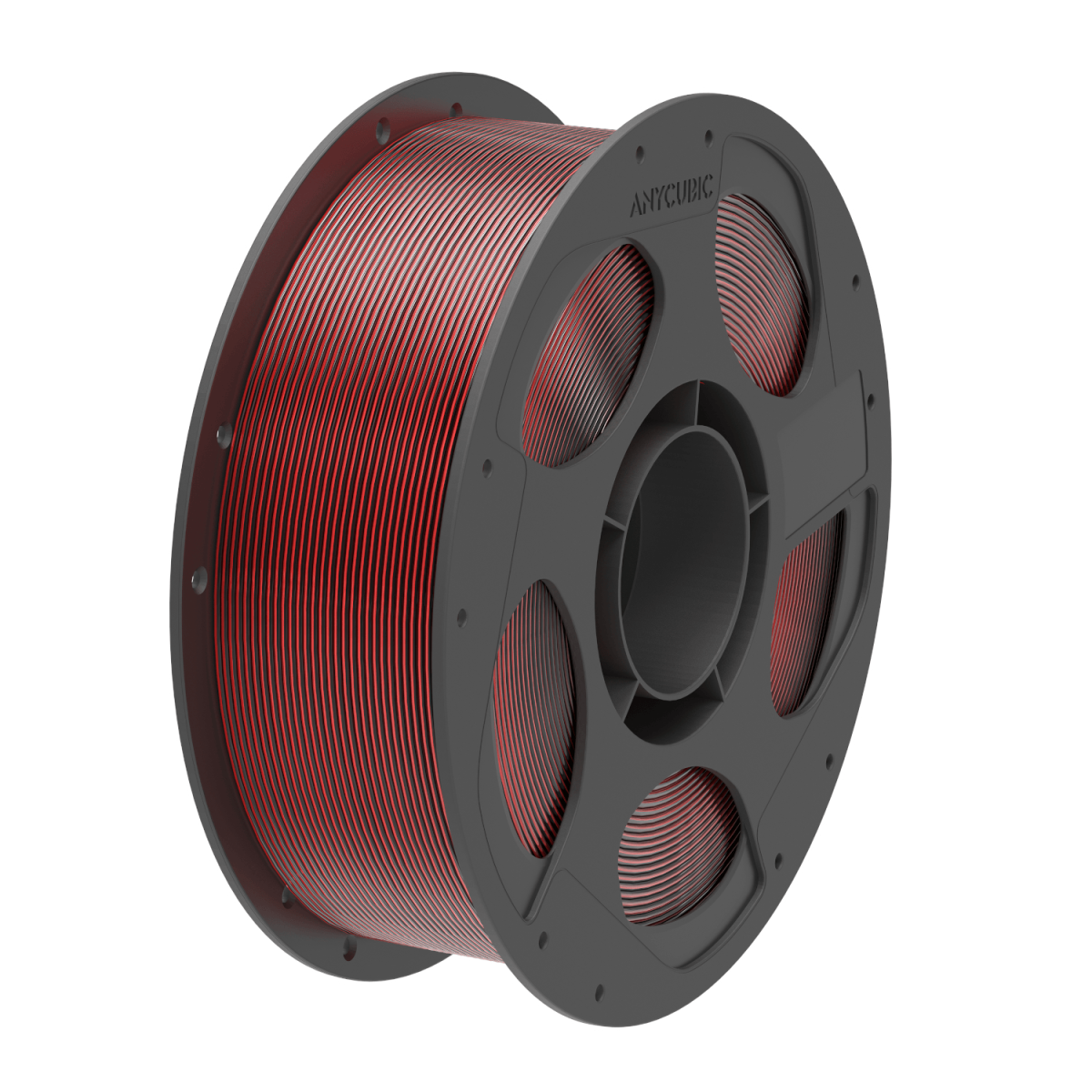 AHSC17-10 product image Anycubic PLA Silk Dual Filament 1kg – Black/Red - Image 1