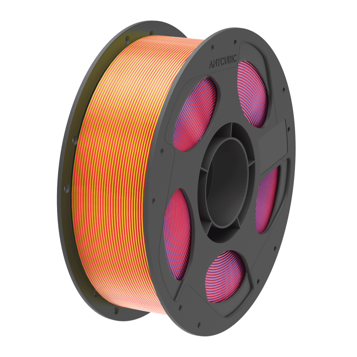 AHSC18-10 product image Anycubic PLA Silk Tri-colour Filament 1kg – Red/Blue/Yellow - Image 1