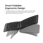 Keychron B11 Pro Ultra-Slim Wireless Foldable Keyboard Alice Layout - Space Gray - Image 6