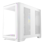 Antec C5 CURVED ARGB ATX | Micro-ATX | ITX ARGB Dual Chamber Mid-Tower Gaming Chassis - White - Image 3
