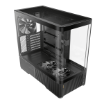 Antec C6 CURVED AIR ATX | Micro-ATX | ITX Mid-Tower Gaming Chassis - Black - Image 4