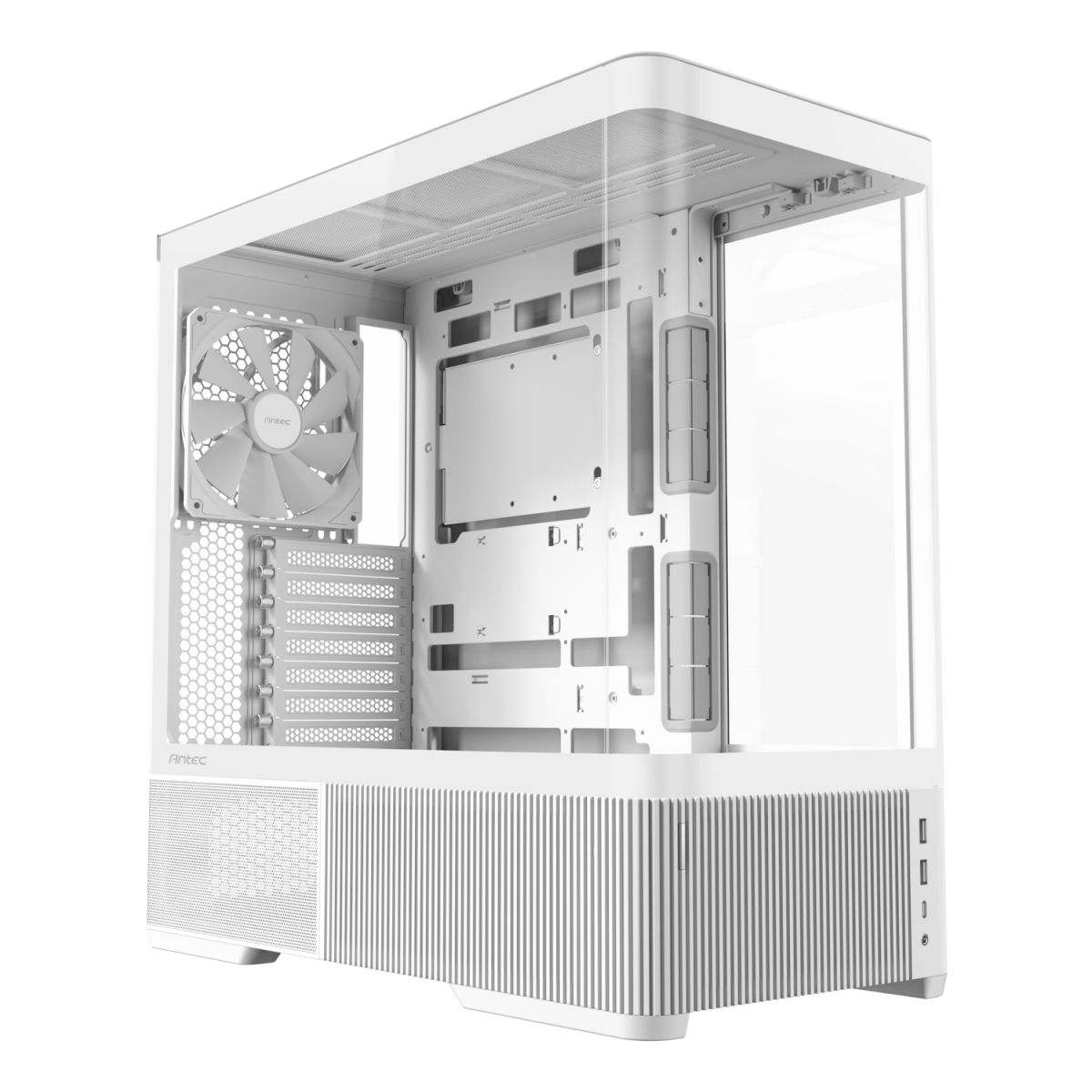 C6 CURVED AIR W product image Antec C6 CURVED AIR ATX | Micro-ATX | ITX Mid-Tower Gaming Chassis - White - Image 1