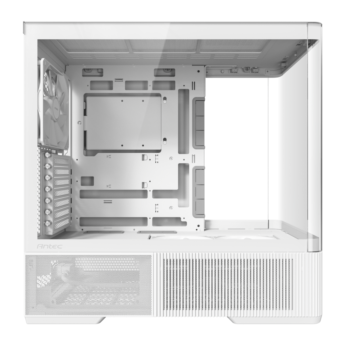 Antec C6 CURVED AIR ATX | Micro-ATX | ITX Mid-Tower Gaming Chassis - White - Image 6