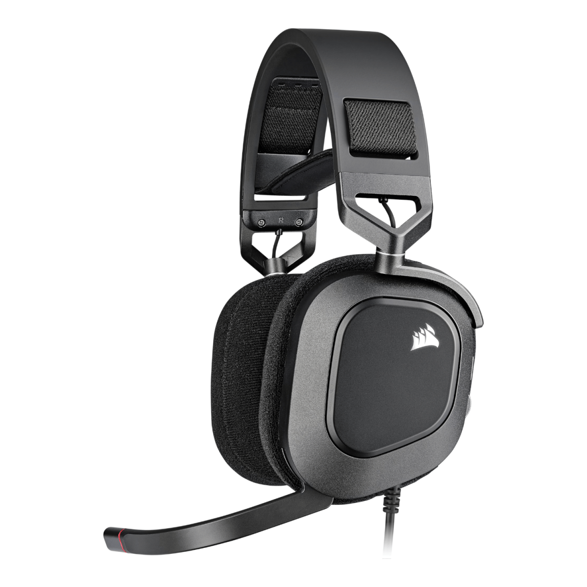 CA-9011237-AP product image Corsair HS80 RGB USB Wired Over-Ear Gaming Headset — Carbon Black - Image 1