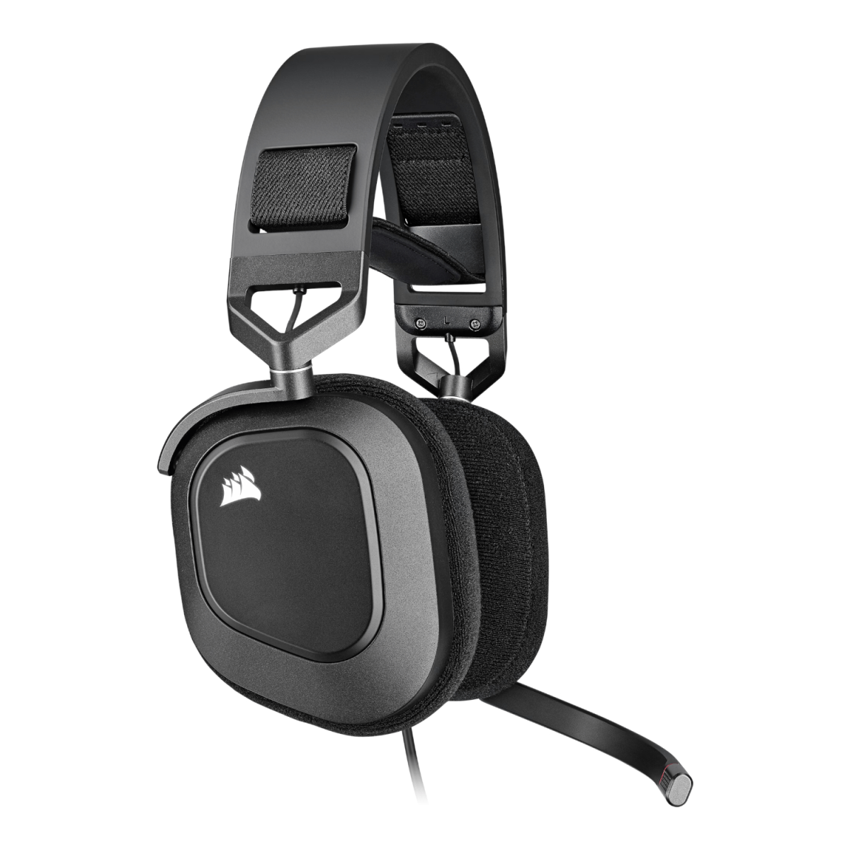 Corsair HS80 RGB USB Wired Over-Ear Gaming Headset — Carbon Black - Image 4