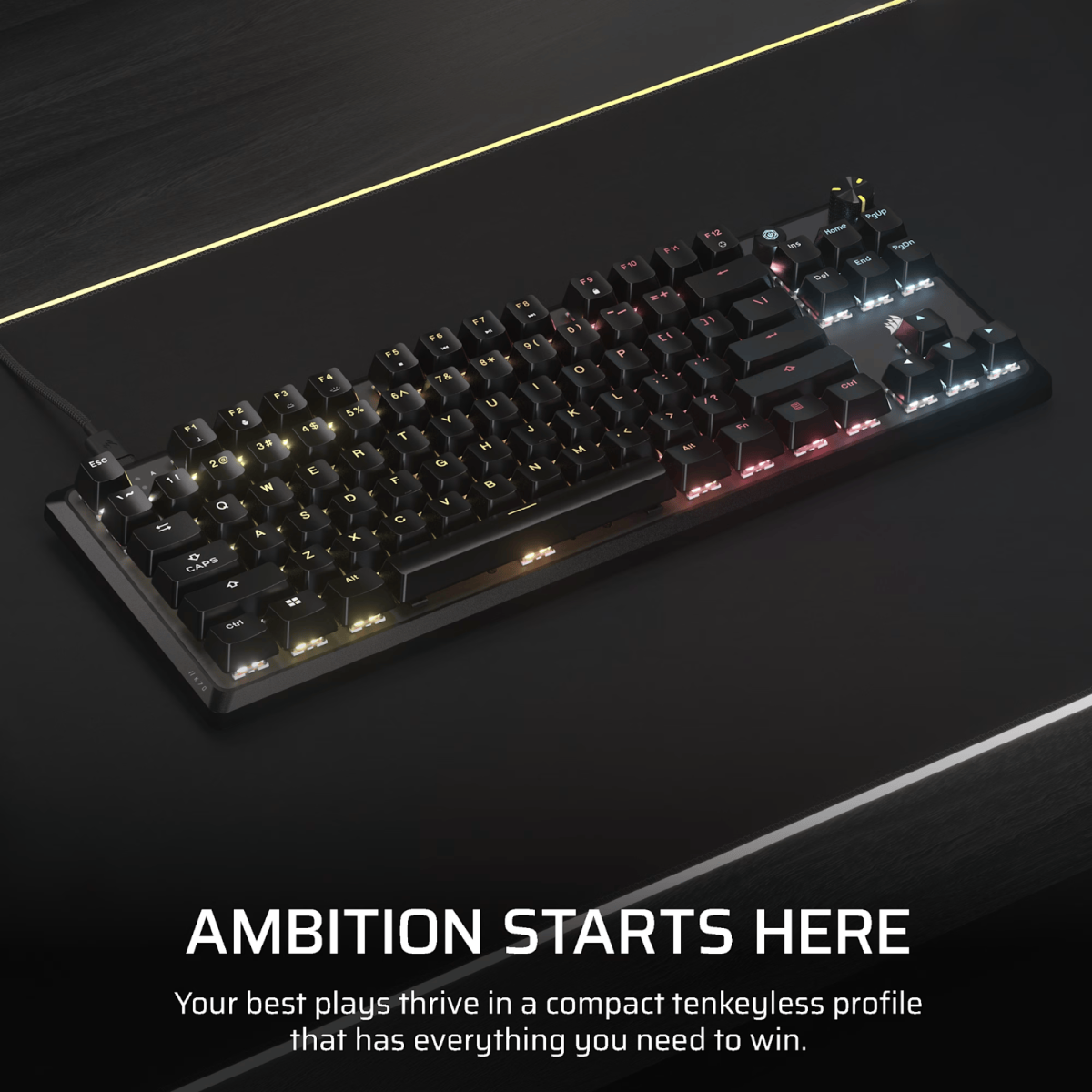 Corsair K70 CORE TKL RGB Mechanical Gaming Keyboard - Image 2