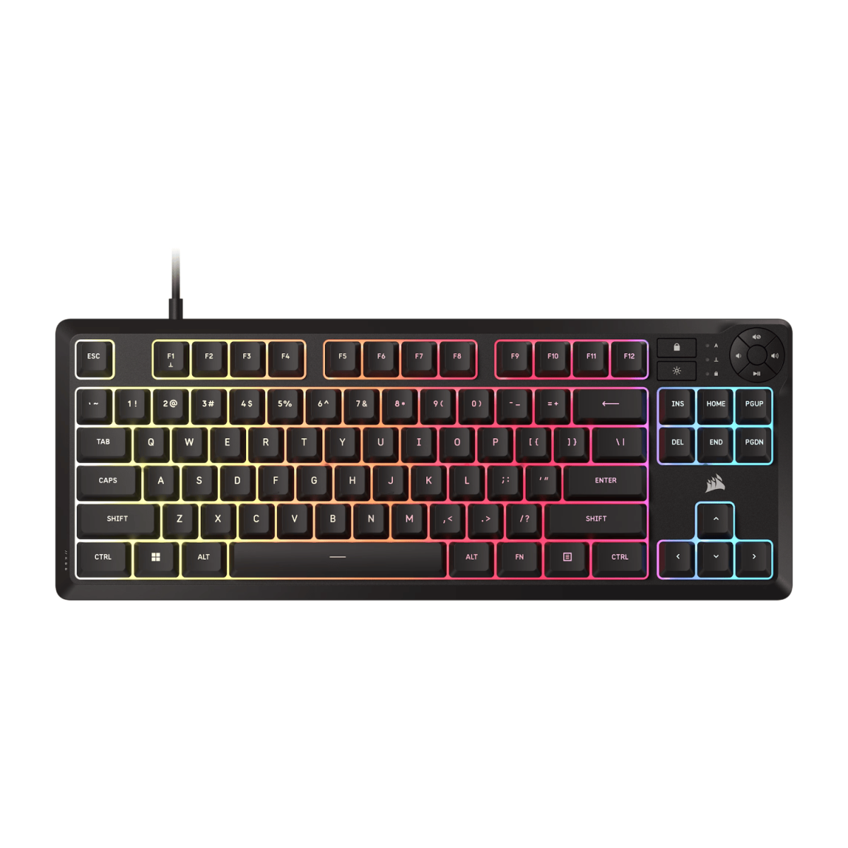 CH-9216065-NA product image Corsair K55 CORE TKL RGB Gaming Keyboard - Image 1