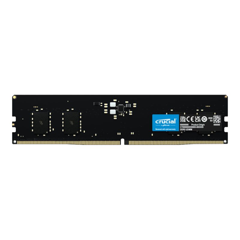 CT8G56C46U5 product image Crucial 8GB 5600Mhz DDR5 Desktop Memory - Image 1