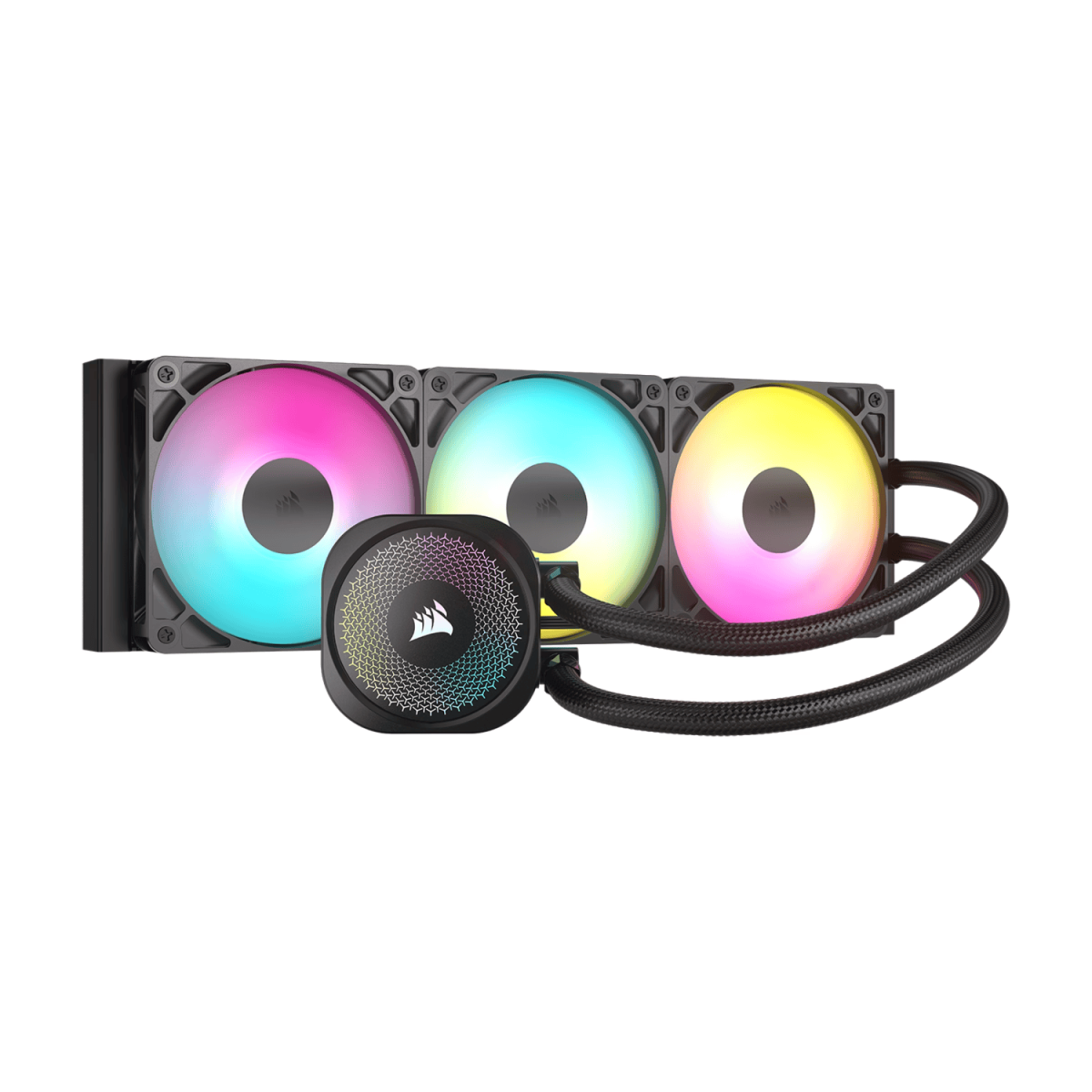 CW-9060093-WW product image Corsair NAUTILUS 360 RS ARGB Liquid CPU Cooler - Black - Image 1