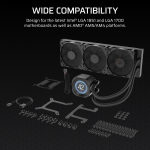Corsair NAUTILUS 360 RS LCD Liquid CPU Cooler - Black - Image 4