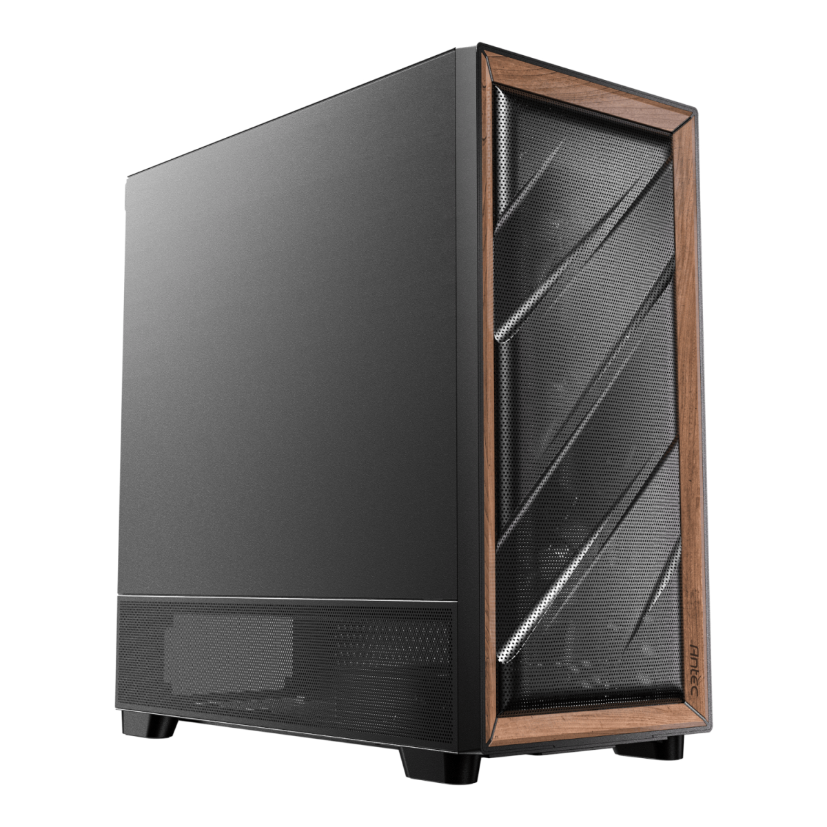 FLUX SE product image Antec FLUX SE E-ATX | ATX | Micro-ATX | ITX Mid-Tower Gaming Chassis Wood Front Panel- Black - Image 1