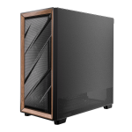 Antec FLUX SE E-ATX | ATX | Micro-ATX | ITX Mid-Tower Gaming Chassis Wood Front Panel- Black - Image 3