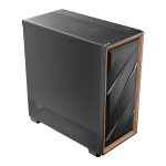 Antec FLUX SE E-ATX | ATX | Micro-ATX | ITX Mid-Tower Gaming Chassis Wood Front Panel- Black - Image 4