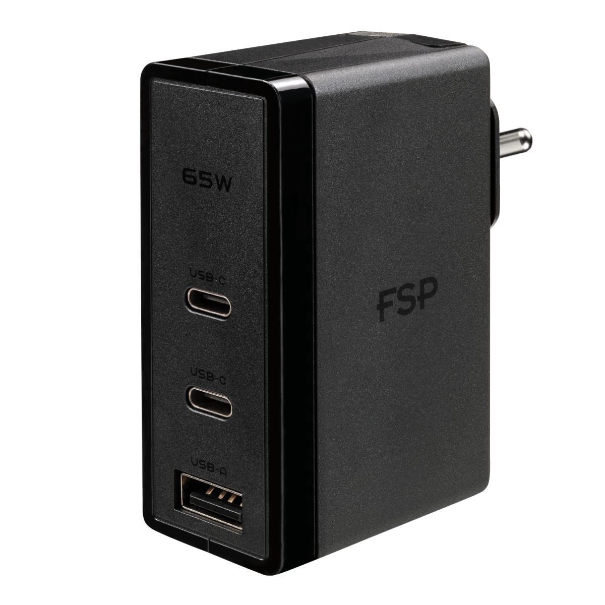 FSP065-A1MP3 product image FSP 65W PD 2-Prong USB Type-C Power Adapter - Image 1