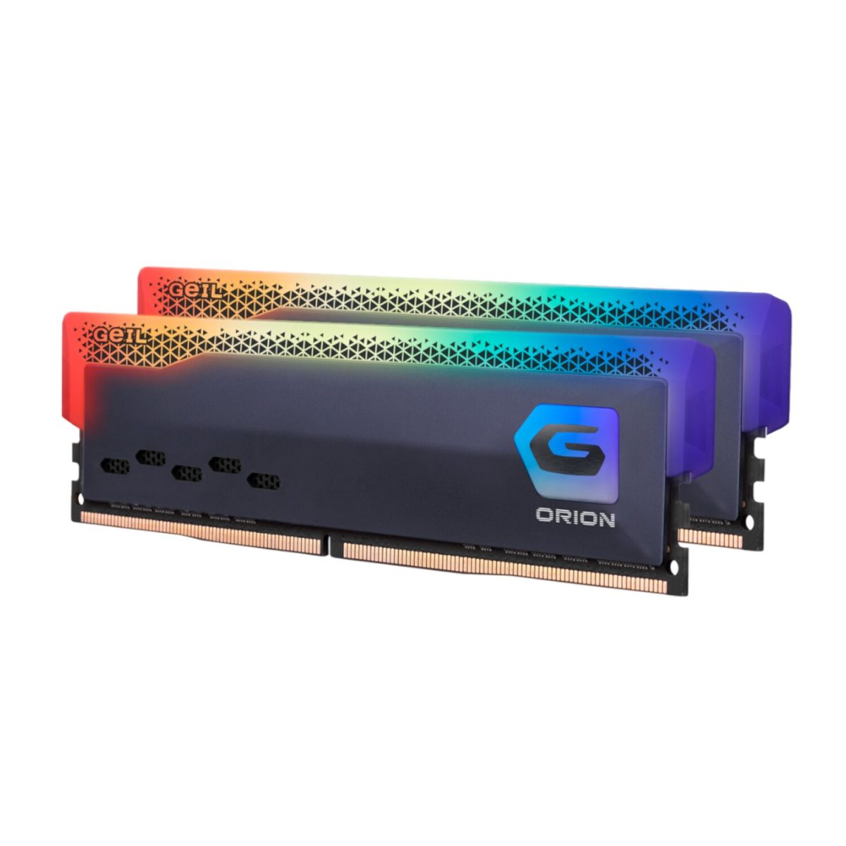 GAVSG532GB6000C38BDC product image GeIL Orion 32GB Kit(2x16GB) 6000MHz RGB DDR5 RAM - Grey - Image 1