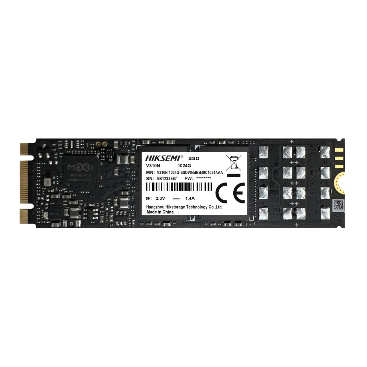 HS-SSD-V310N-1024G product image Hiksemi V310N 1TB M.2 SATA Surveillance SSD - Image 1
