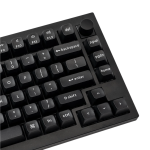 Keychron double Shot KSA PBTFull Keycap Set - White On Black - Image 3